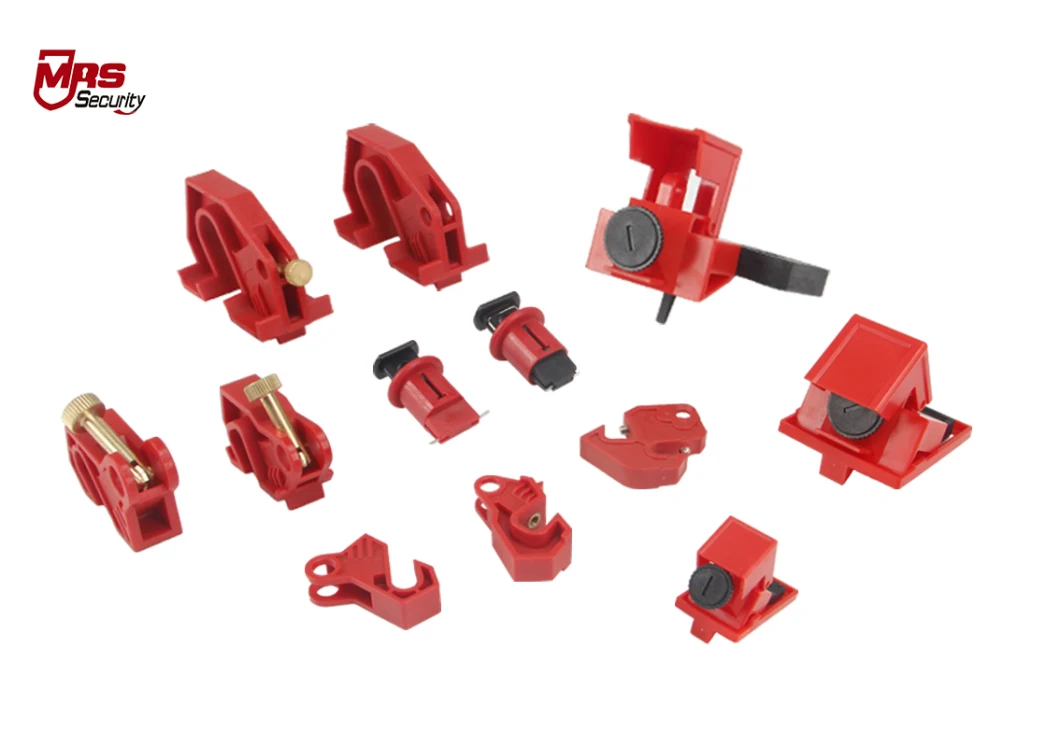 Yellow ABS Material Small Circuit Breaker Lockout Tagout Preventing Mis-Operation Safe Lock