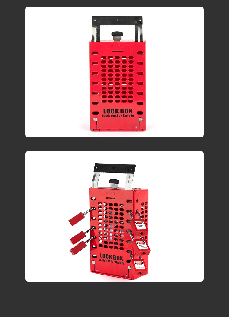 Electrical Steel Safety Lockout Tagout Kit /Box