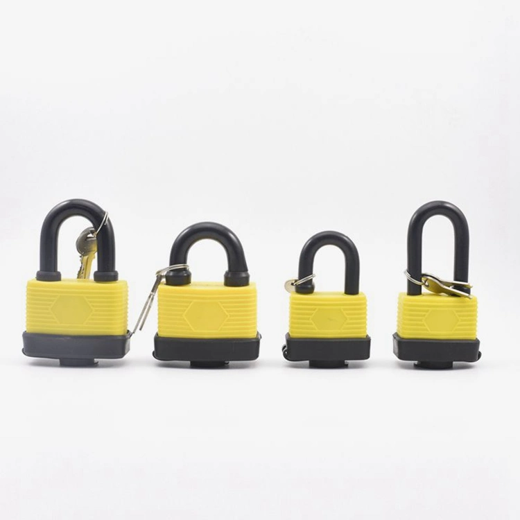 Yh1652 Laminated Waterproof Padlock, Wide Body - Weather Resistant Outdoor Padlock Long Shackle/Short Shackle 30/40/50/65mm