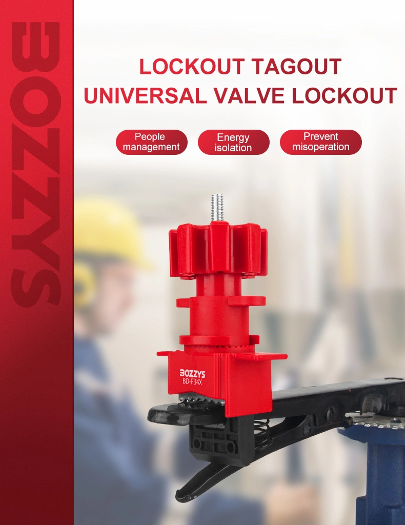 Bozzys Universal Valve Lockout for Butterfly Valves Lockout Device