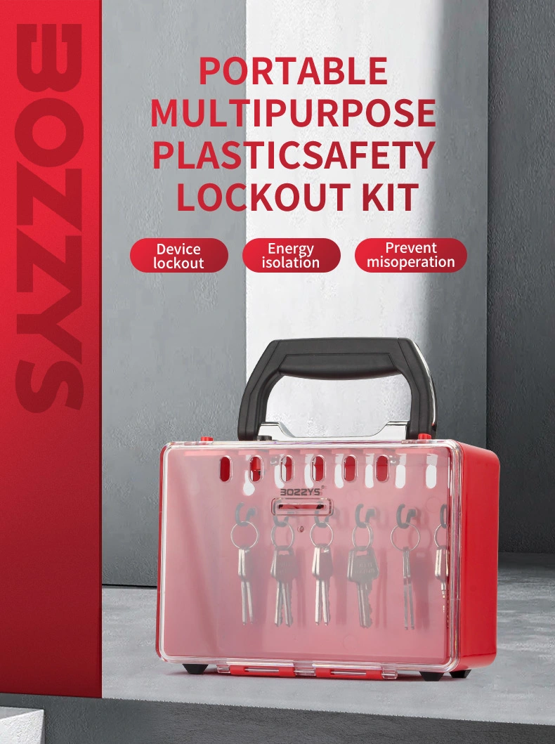 Bozzys CE Certification Portable Multipurpose Safety Lockout Kit