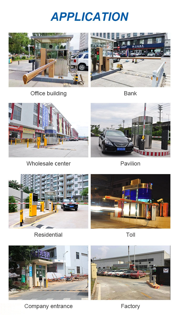 RFID Barrier Gate Automatic Traffic Car Parking Boom Barrier Gate Security System Solution