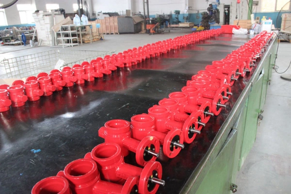 Grooved Ends Lever Lock Handle Butterfly Valve