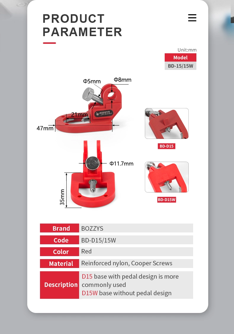 MCB Lock Without Pedal, Plastic Circuit Breaker Lockout