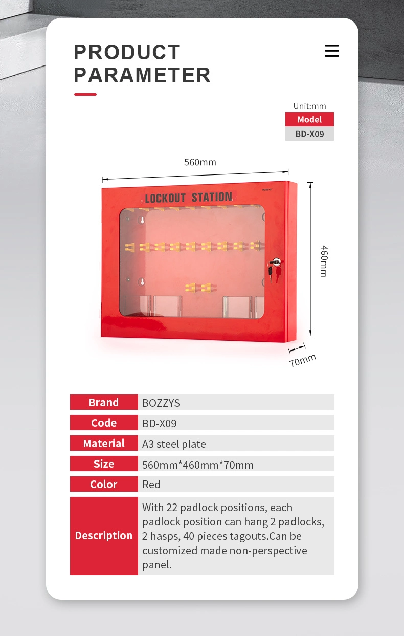 Manufacturer Steel Loto Safety Lockout Kit