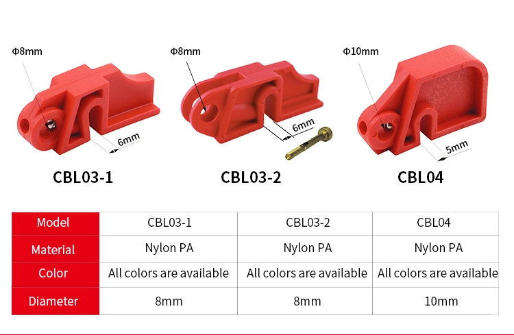 Small Electric Multi-Functional Circuit Breaker Lockout Locks