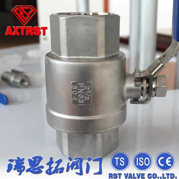 DIN3202-M3 Female Thread Pn63 Bsp. NPT Threaded Ss Stainless Steel 2pcball Valve Pn63 Locking Device