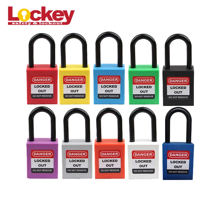 Loto 38mm Nylon Shackle Safety Padlock