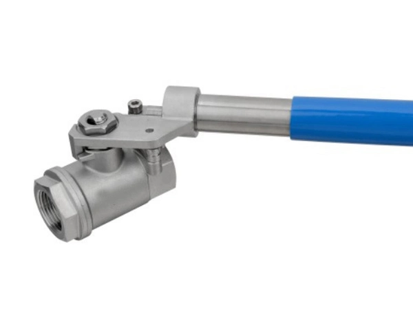 Two Pieces Thread Ball Valve with Lock