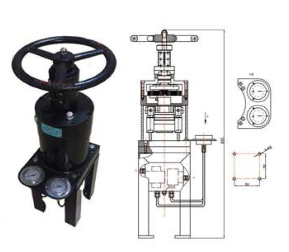 Manual Adjustment of High-Quality Hydraulic Control Valve Remote Control Device