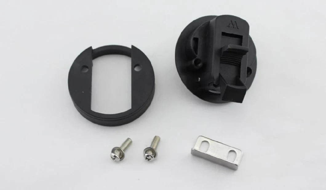 Marine Key Slam Latch Plastic Black Cupboard Parts Heavy Duty Boat Marine Latch Lock Circular Floor Lock