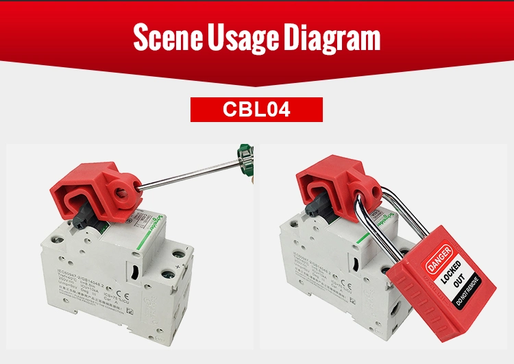 Small Electric Multi-Functional Circuit Breaker Lockout Locks