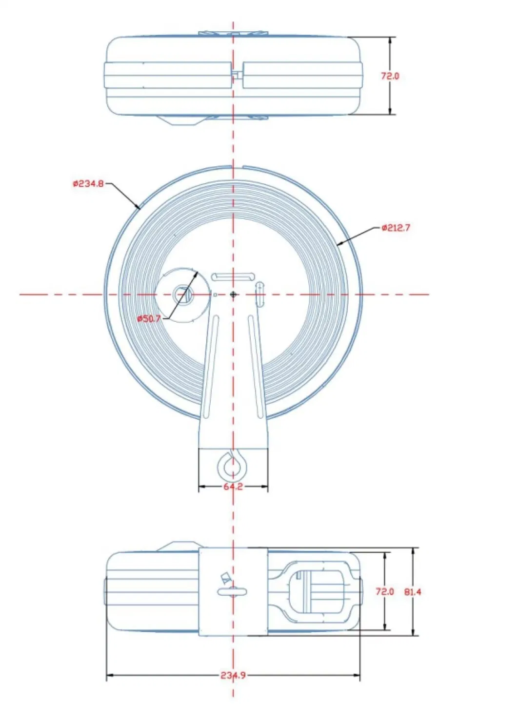 Customized Industrial Automatic Retractable Power Cable Reel