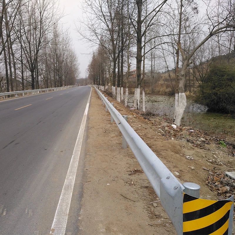 Aashto-M180 Standarded Galvanized Stainless Steel W Beam Highway Crash Barrier