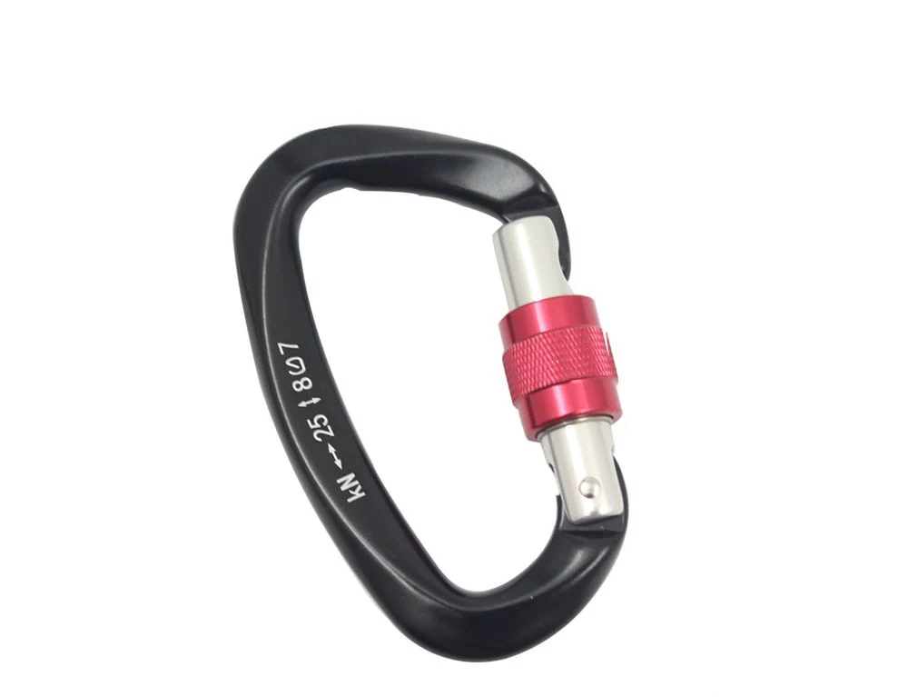 Customized Heavy Duty Aluminum Self-Locking Climbing Carabiners/Aotu Locking Carabiner