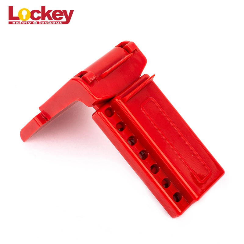 High Quality Red ABS Material Adjustable Ball Valve Lockout (ABVL04)