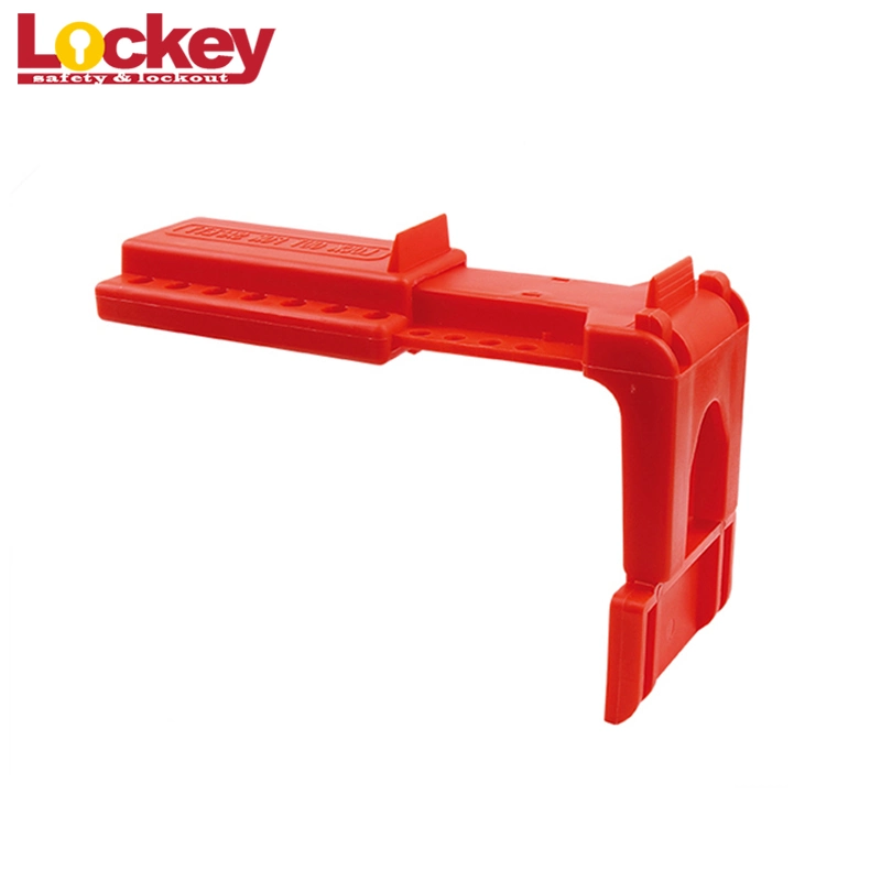 High Quality Red ABS Material Adjustable Ball Valve Lockout (ABVL04)