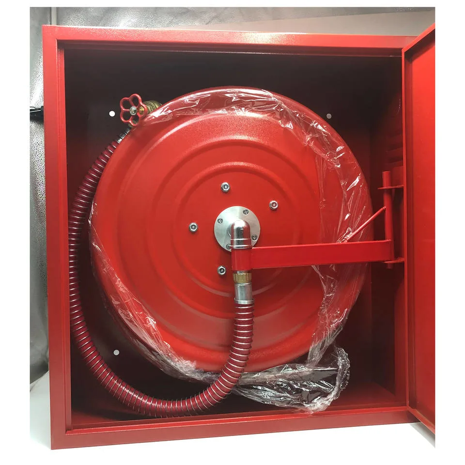 Fire Fighting Hose Reel Swing Manual Type 25mmx30m with 1m Inlet Water Pipe