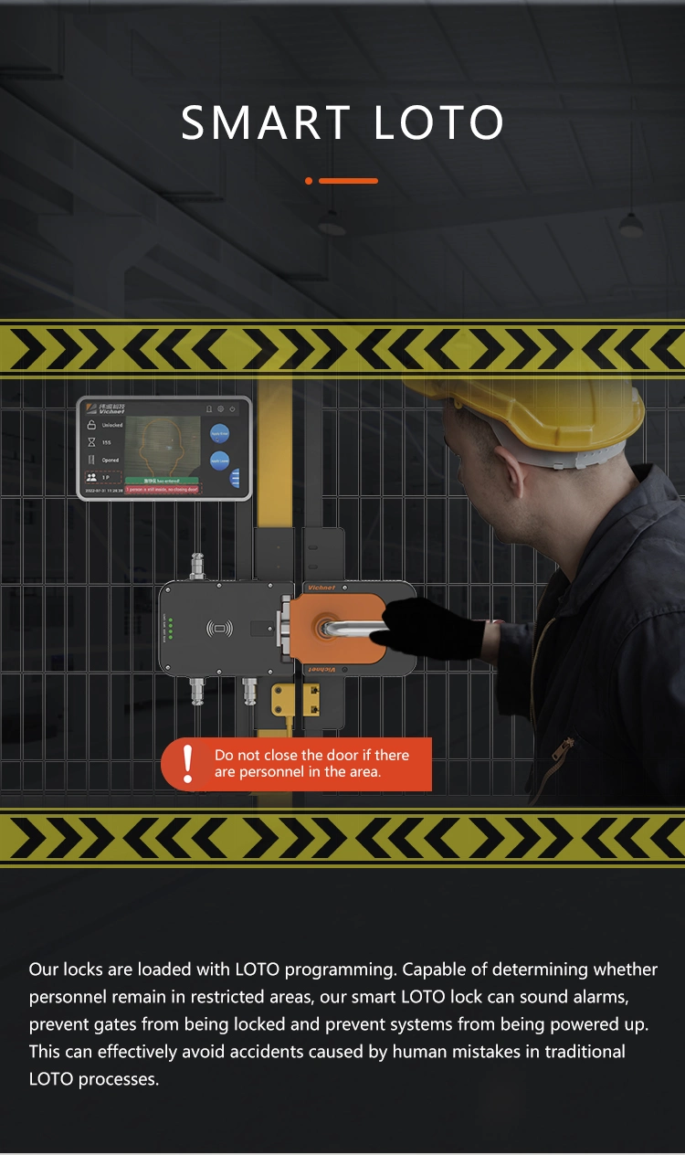 Chinese Manufactures Smart Loto Safety Lock Fencing System