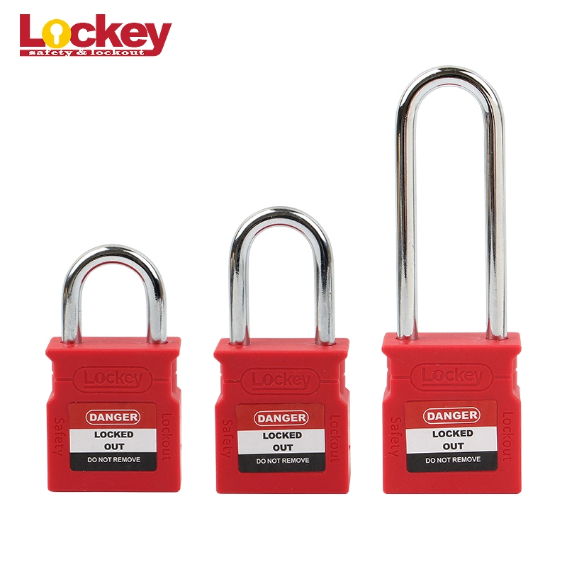 Lockey 76mm Steel Shackle Industrial Loto Safety Padlock (WCP76S)