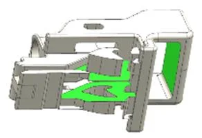 Professional Mould Custom 1*4 Cavity Precision Injection Plastic Latch Push to Open Close Micro Lock Series L004