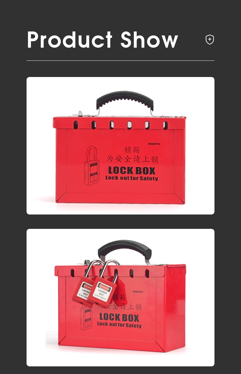 Portable Metal Group Safety Lockout Kit Lockout Box