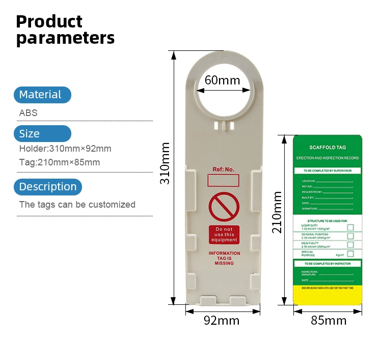 Plastic Scaffold Safety Lockout Tagout Without Inspection Record