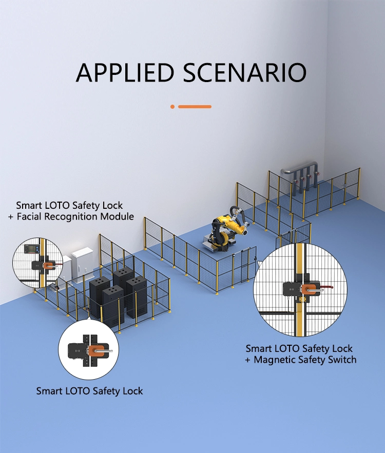 China Factory Smart Loto Safety Industrial Door Lock