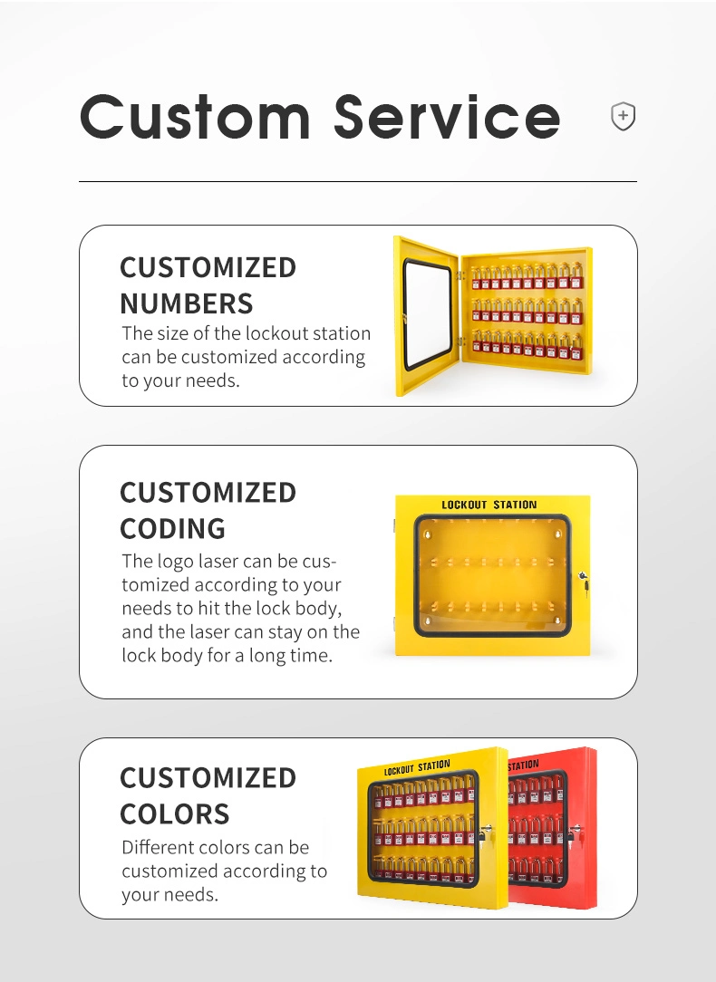 Bozyys Safety Steel Lockout Kit with 560*460*70mm