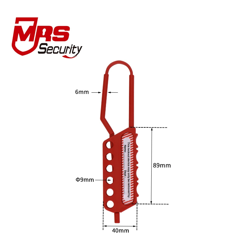 Isolation Industry PA Six Holes Safety Lockout Hasp Security Lockout Tagout Manufacturer