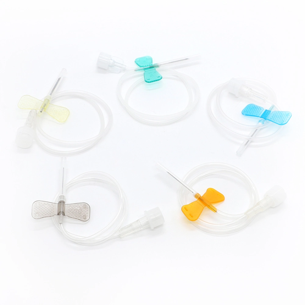 Disposable Medical Sterile Injection Butterfly Needle Scalp Vein Needle Luer Lock