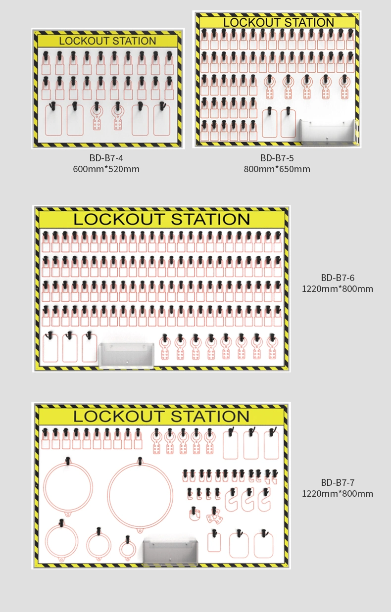 Bozzys 1220*800mm Best Prices Can Be Customized Open Fixed-Point Lockout/Tagout Shadowboard