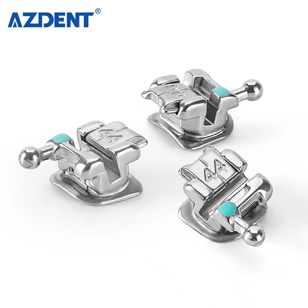 Azdent Dental Split Self-Locking Bracket (6p) Mini Roth 022 with 345hooks Brackets