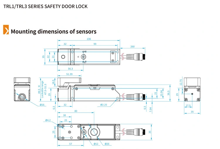 13849-1safety standard industrial security door lock safety switch