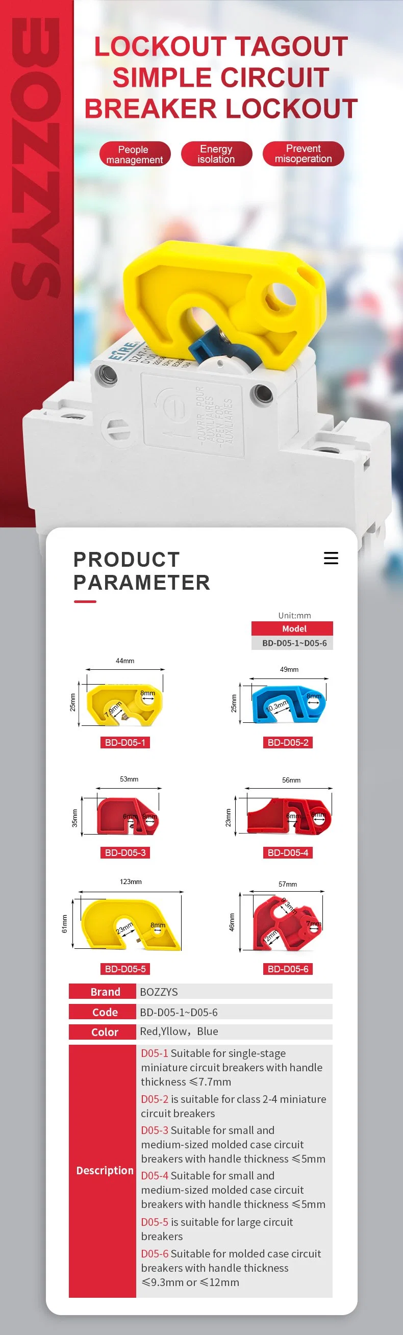 Can Lock All Kinds of Simple Circuit Breaker Lockout