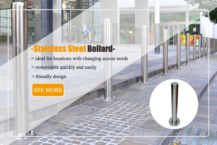 Best Cast Iron Steel Bollard Traffic Barrier for Roadway Safety