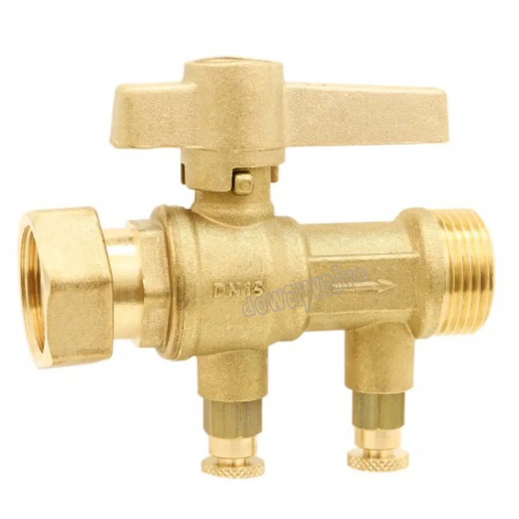 Customized High Quality Brass Ball Valve with Lock Nut Factory