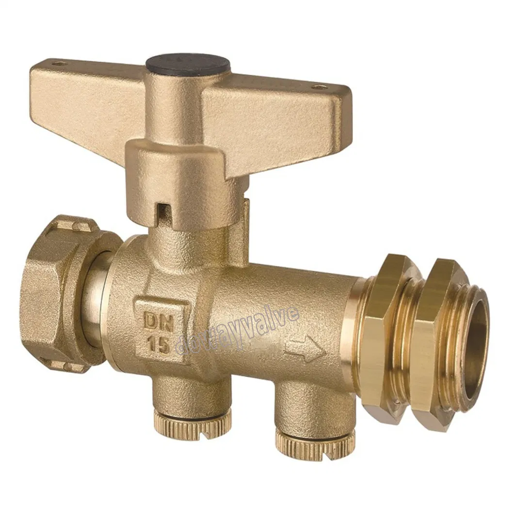 Customized High Quality Brass Ball Valve with Lock Nut Factory