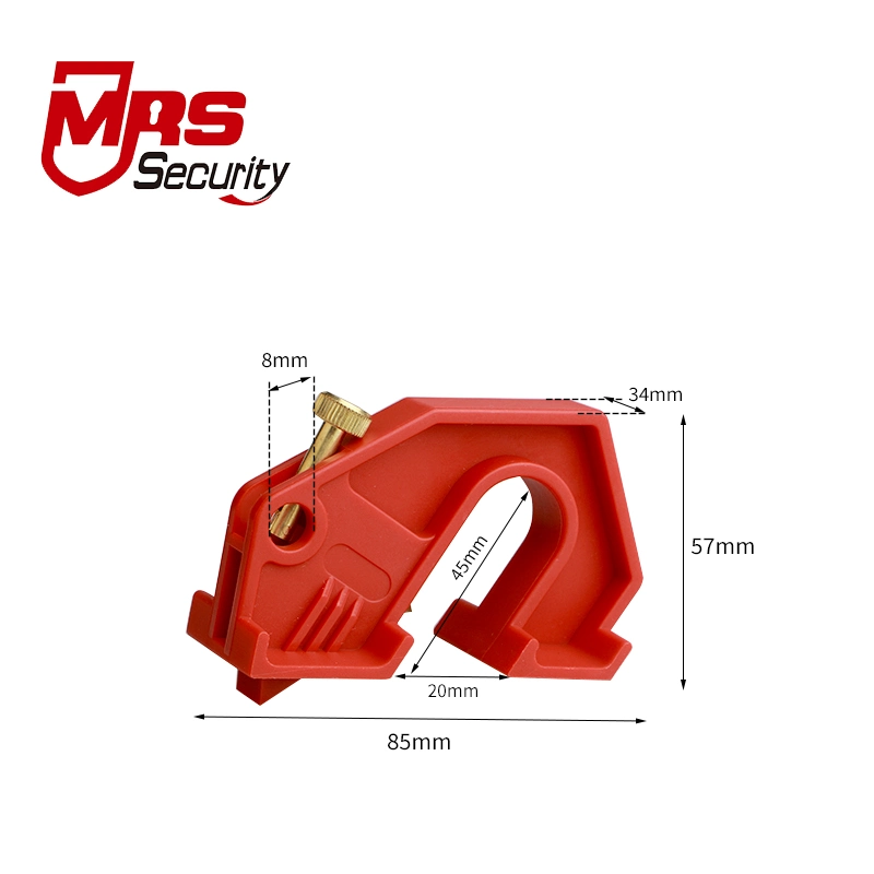 Industrial Electrical Circuit Breaker Lockout ABS Safe Lock Lockout Tagout Device