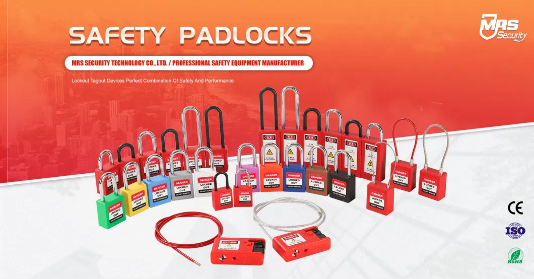 Steel Material Red Ball Valve Safety Lockout Tagout Safe Lock Safety Equipment