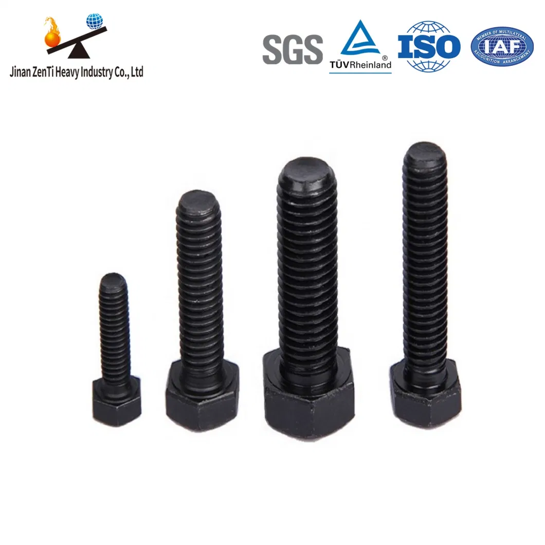 High Safety Reserve and M10-M40 8.8/10.9/12.9 Carbon Steel Hexagon Head High Strength Bolt Fine Full Half Thread Fastener DIN933 DIN931