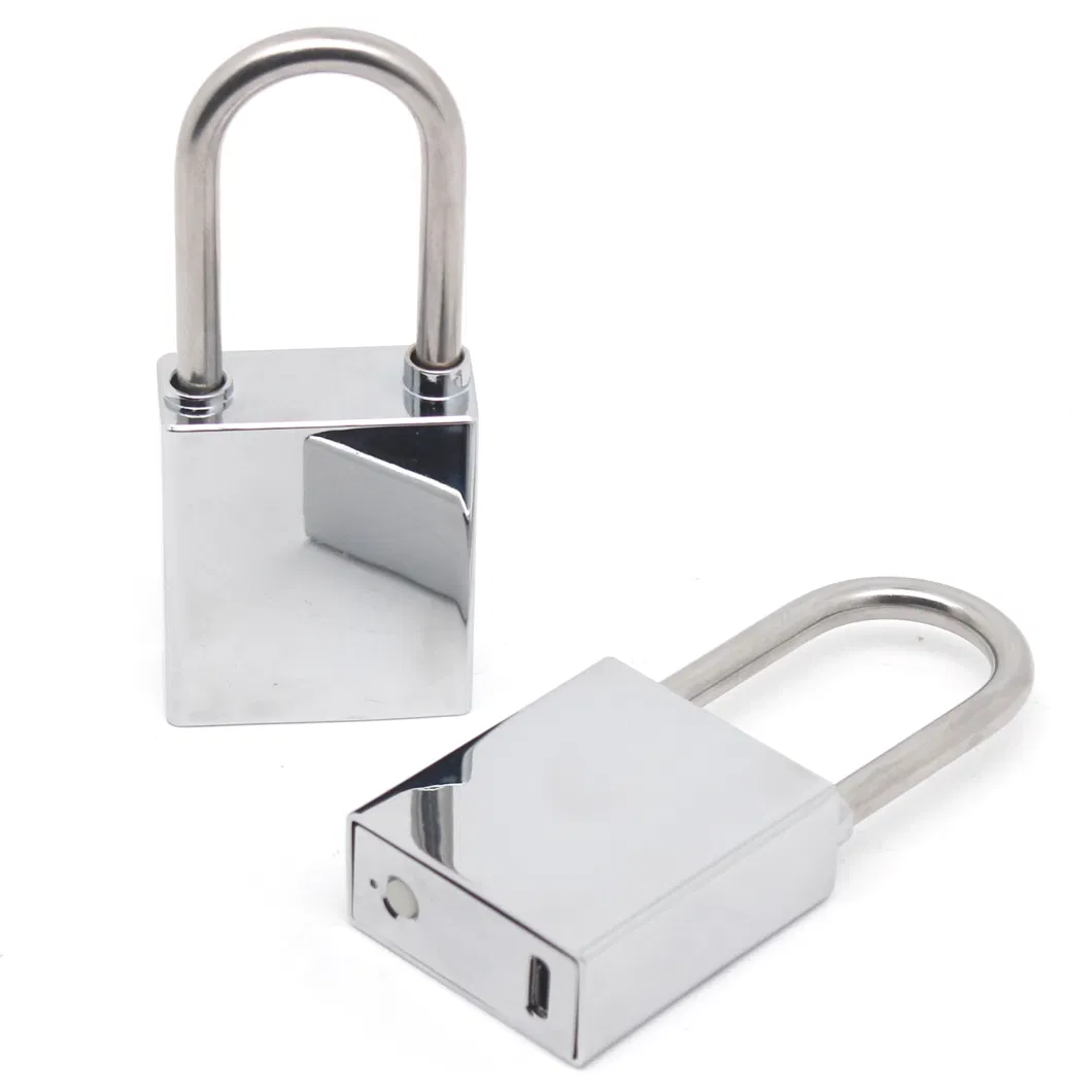 Intelligent Electronic Easy Track Locking Operation Management System Stainless Steel Bluetooth Padlock