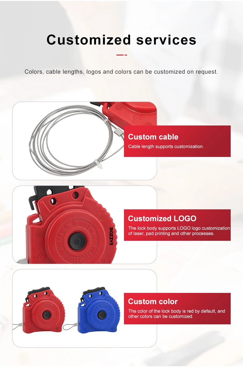 Bozzys Automatic Retractable Cable Lockout Device