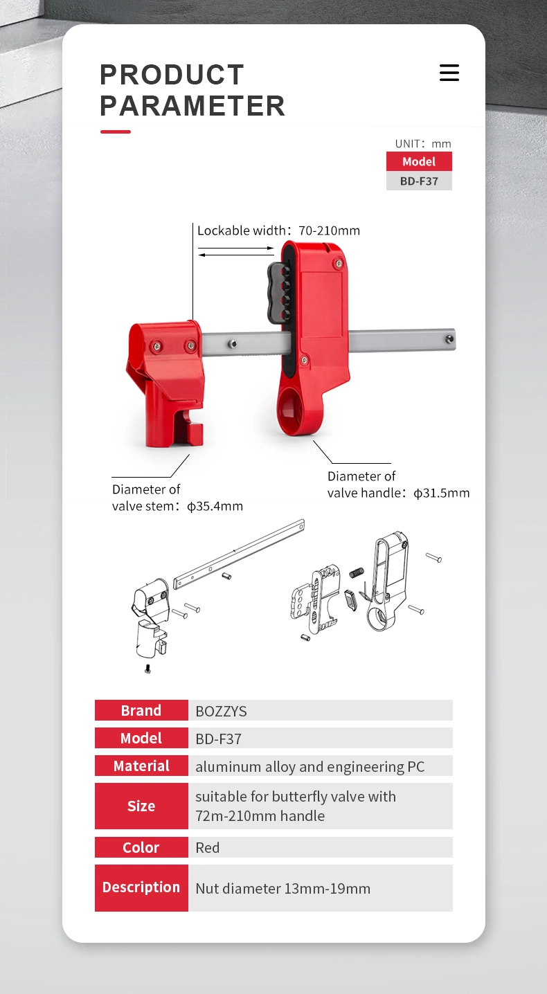 Pull-Handle Sanitary Butterfly Valve Lockout