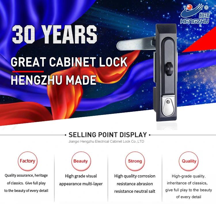 Hengzhu Ms4008z Black Padlock Plane Cabinet Door Lock