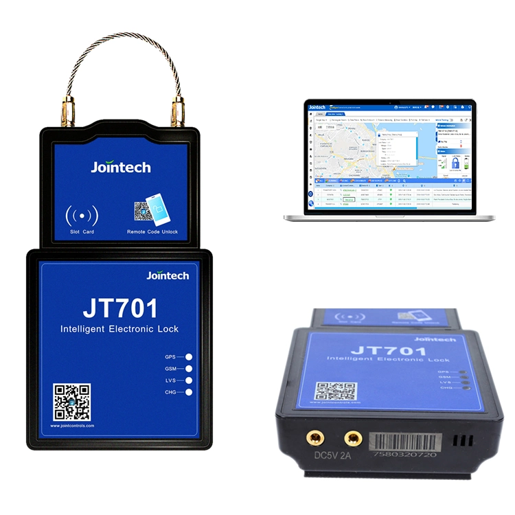 Jointech Jt701 GPS Container Digital Lock Logistics Cargo Security Monitor Smart Eseal Electron Padlock Tracking Device