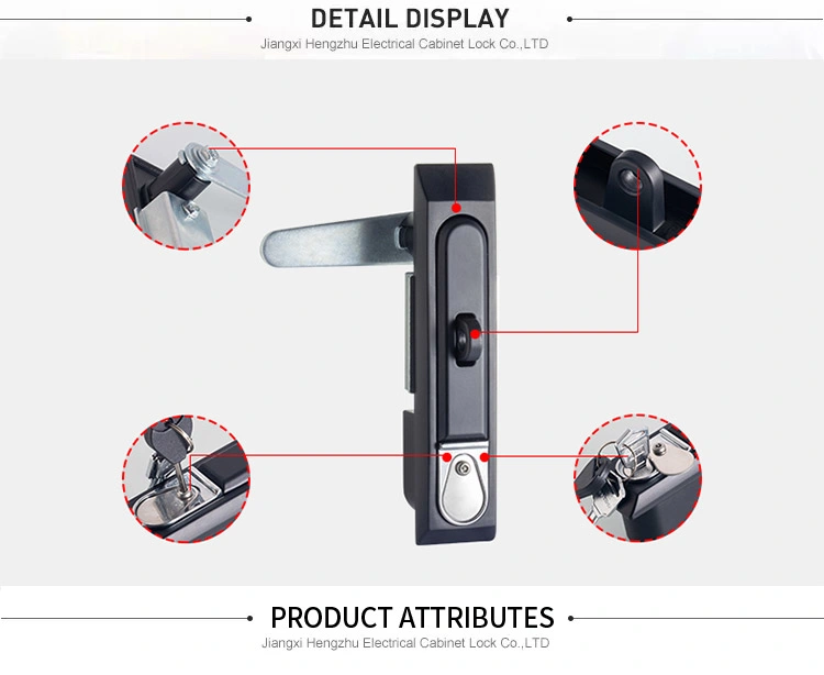 Hengzhu Ms4008z Black Padlock Plane Cabinet Door Lock