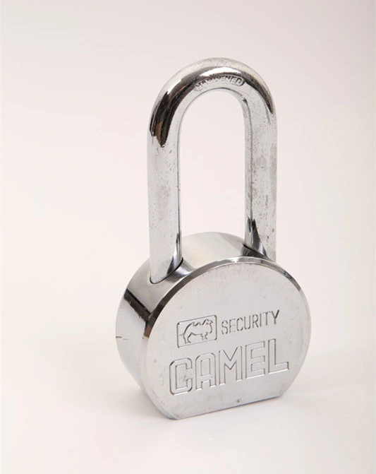 Anti-Violence Chrome Waterproof Round Security Steel Padlock