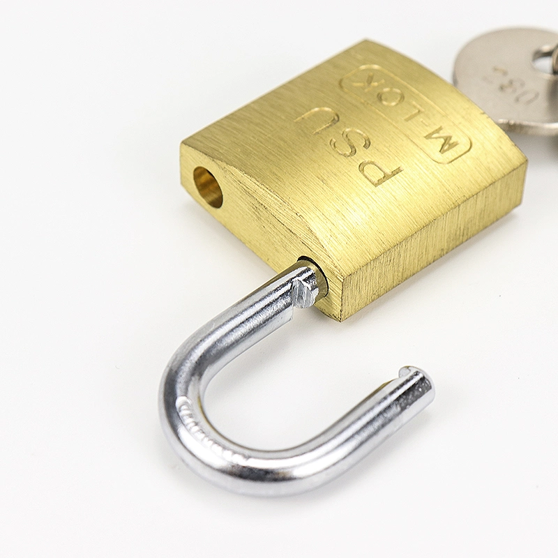 40mm Steel Shackle Safety Brass Padlock with Master Key