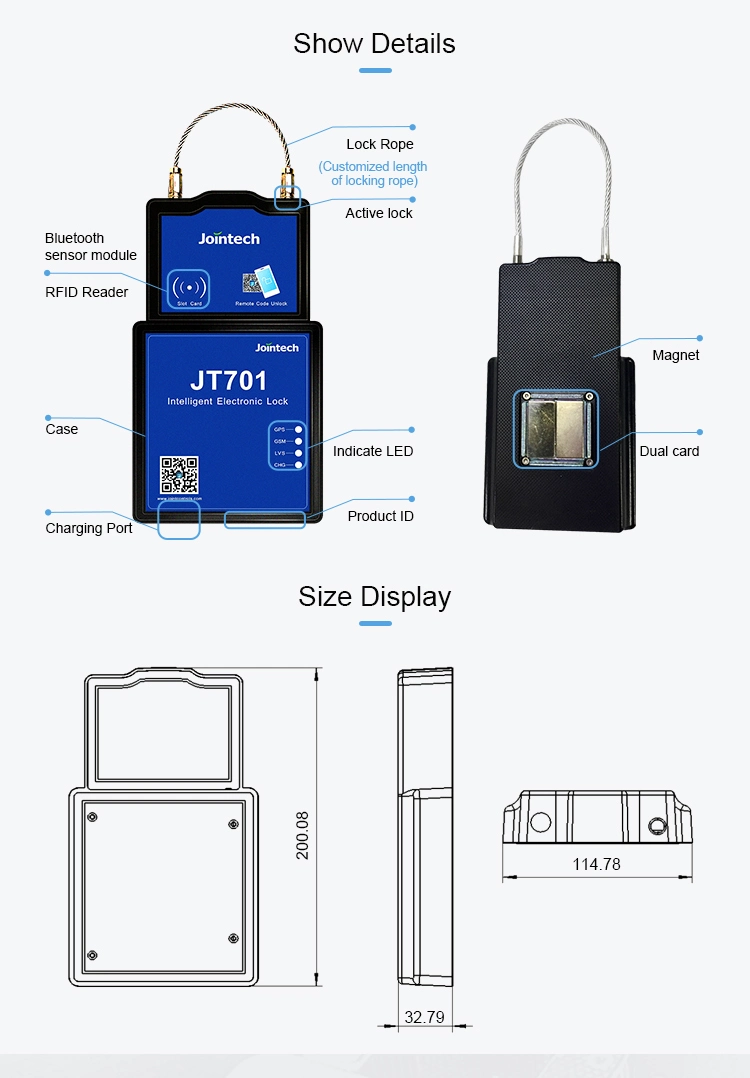 Padlock GPS Tracker Electric Lock with Remote Control